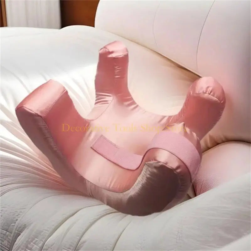QX2E Face Pillows Satins Pillowcase! Beauty Sleep, AntiWrinkles-Aging