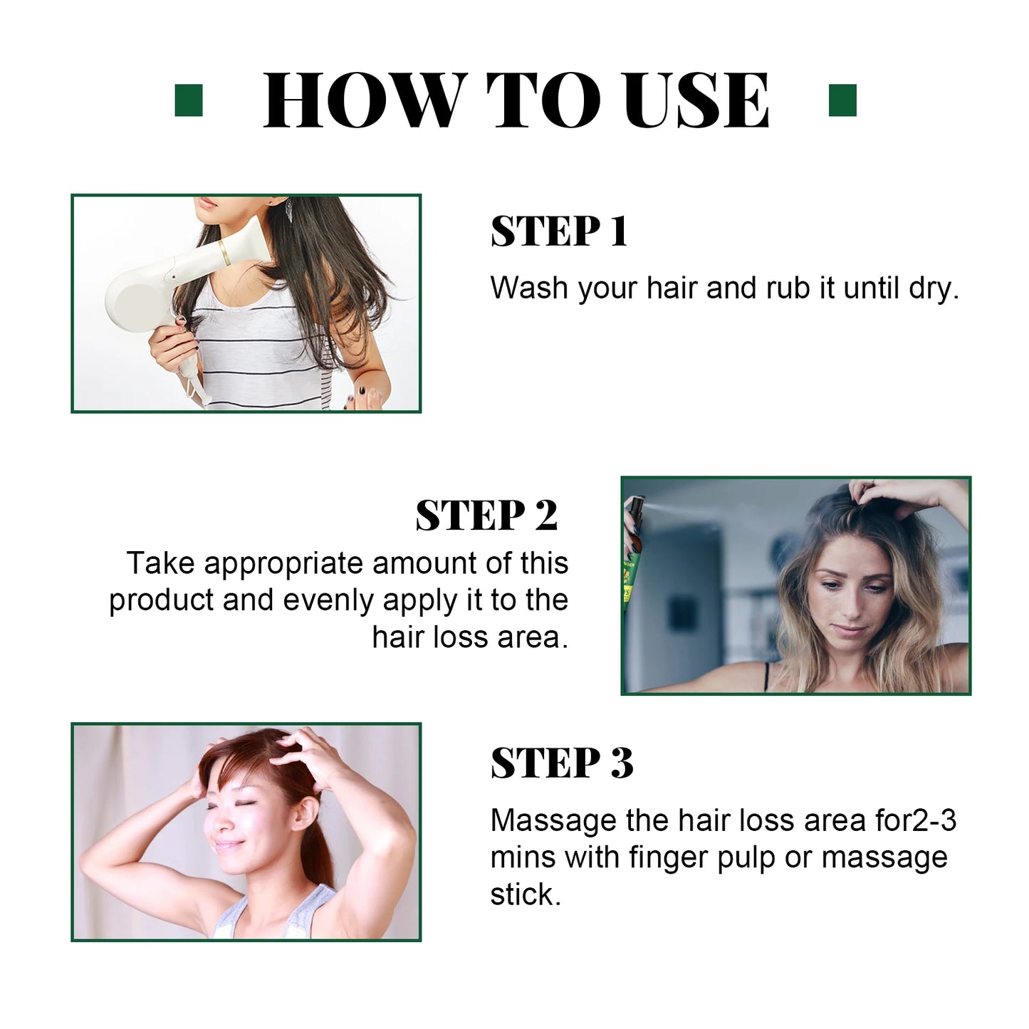 Ginger Care Hair Spray Hair Growth Essence Nourish Hair Roots Massag Scalp Repair Hair Quality Control Oil Hair Care Solution
