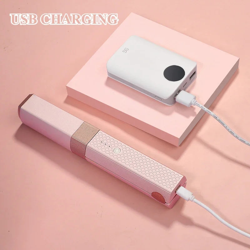 Dual-Purpose Hair Straightener And Curling Iron Splint Portable No Hair Damage Straight Curling Hair Styling Tool