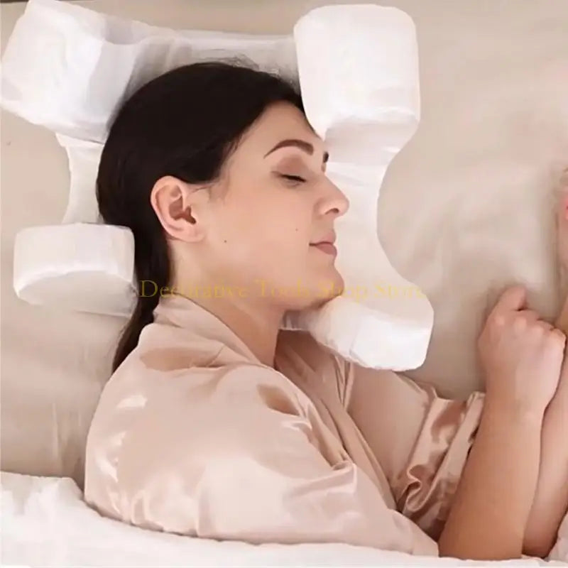 QX2E Face Pillows Satins Pillowcase! Beauty Sleep, AntiWrinkles-Aging