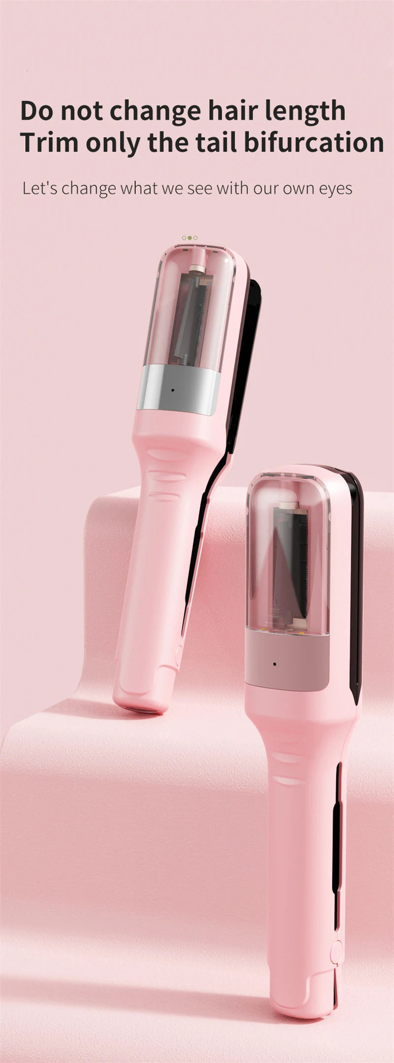 Split End Fixer – Cordless Hair Trimming Tool for Dry & Damaged Hair