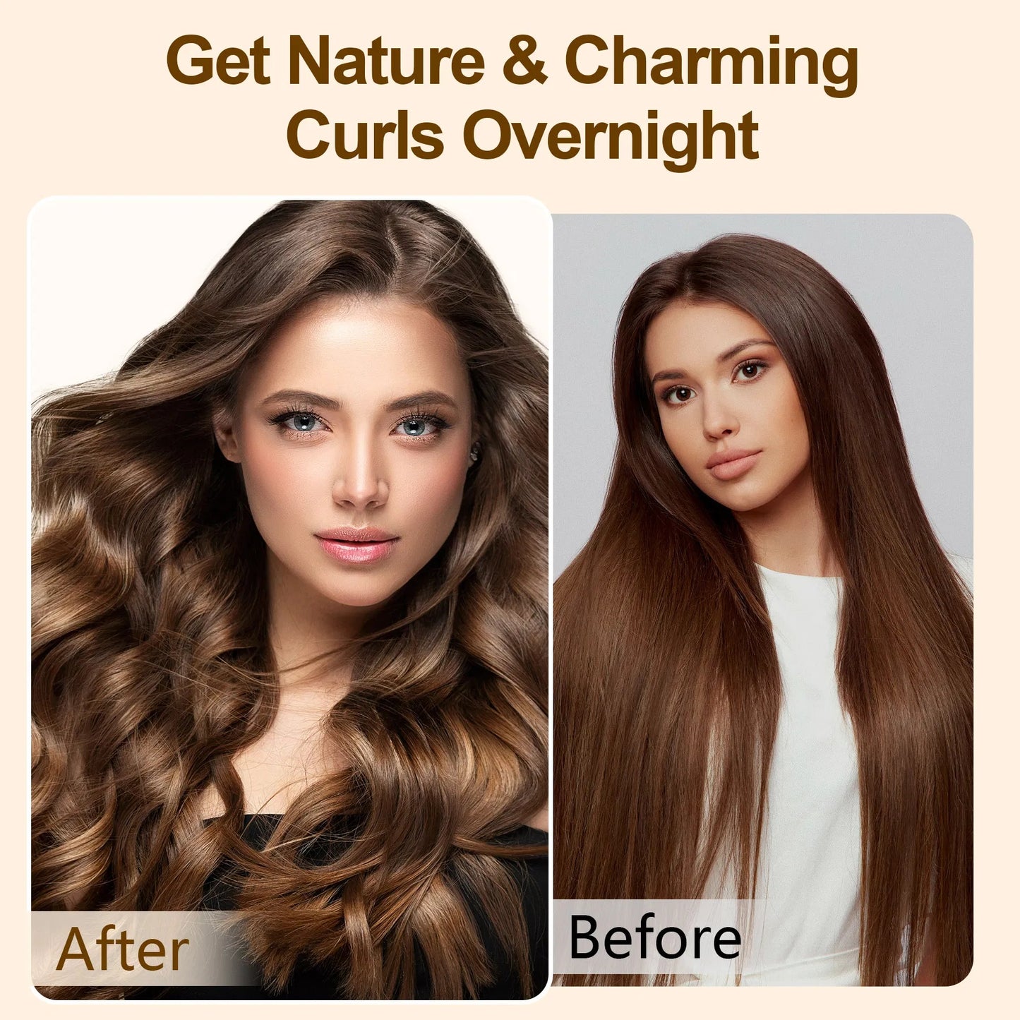 SilkSpiral™ Heatless Hair Curler Set – No Heat, No Damage