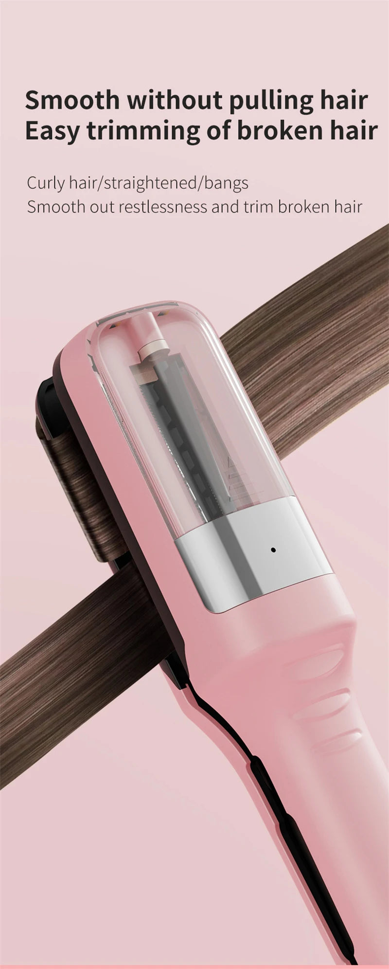 Split End Fixer – Cordless Hair Trimming Tool for Dry & Damaged Hair