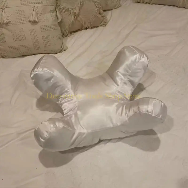 QX2E Face Pillows Satins Pillowcase! Beauty Sleep, AntiWrinkles-Aging