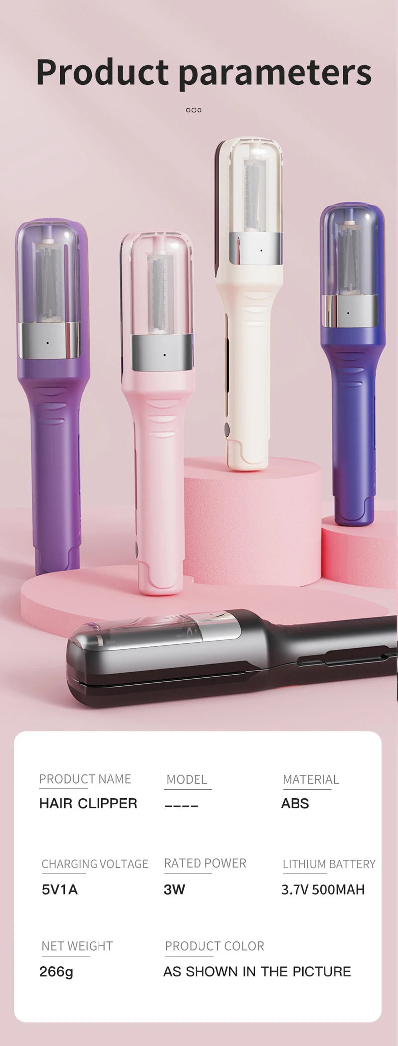 Split End Fixer – Cordless Hair Trimming Tool for Dry & Damaged Hair