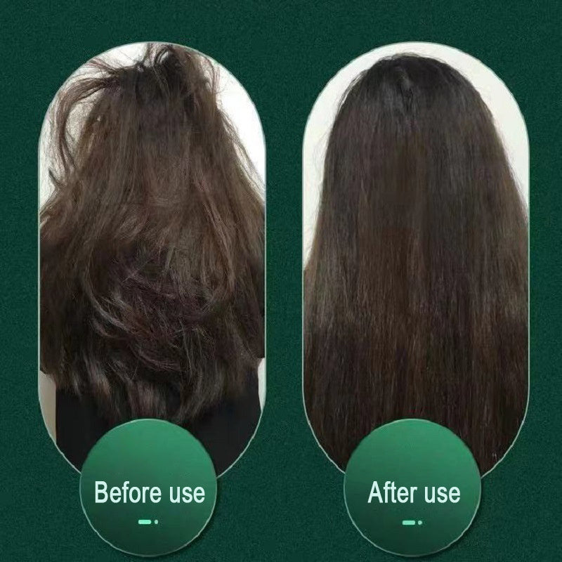 2-in-1 Hair Styler: Straightener & Hot Comb with Ion Technology for Smooth Curls & Shine